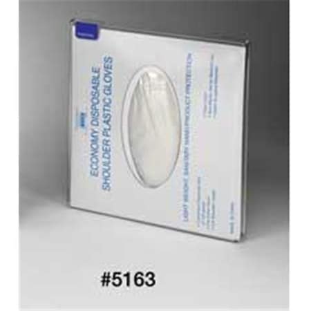 Rack Em Racks RackEm Racks 5163 Large Poly Glove Dispenser - Clear Plastic 5163